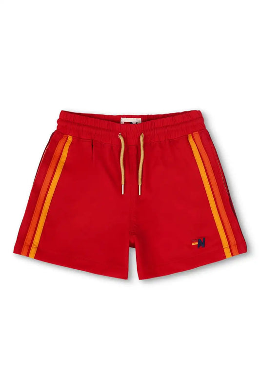 AVIATOR NATION KIDS FLEX BOARD SHORTS - RED