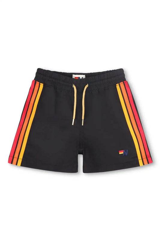 AVIATOR NATION KIDS FLEX BOARD SHORTS - BLACK