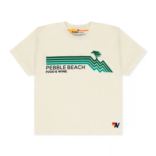 PEBBLE BEACH FOOD & WINE 2026 BOYFRIEND TEE - VINTAGE WHITE
