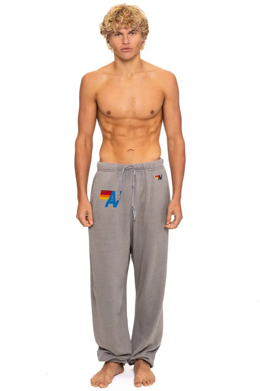LOGO SWEATPANTS - SLATE