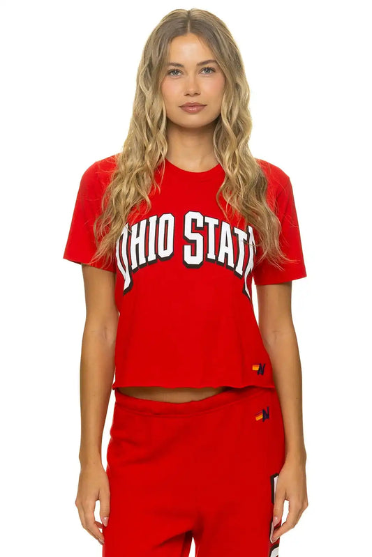 OHIO STATE UNIVERSITY 2026 BOYFRIEND TEE - OHIO STATE RED