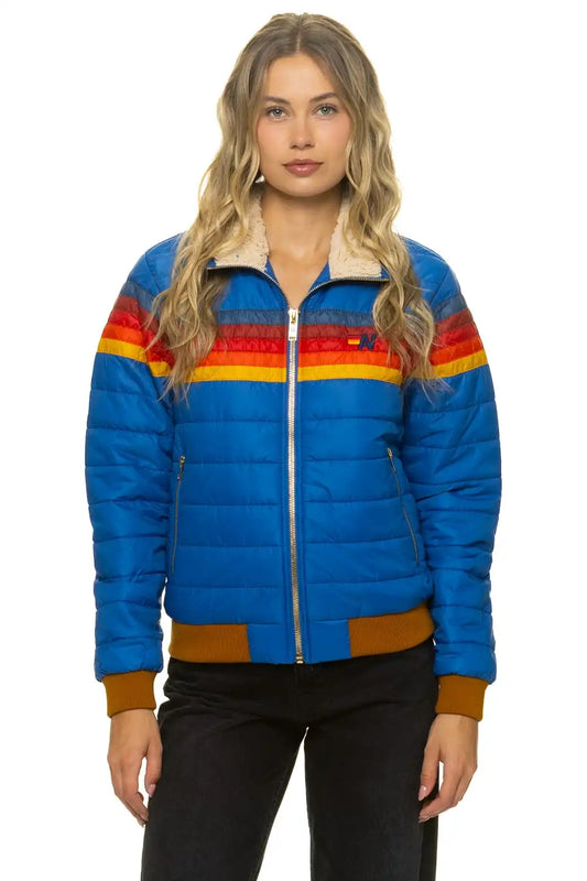 5 STRIPE JACKET - SNORKEL BLUE