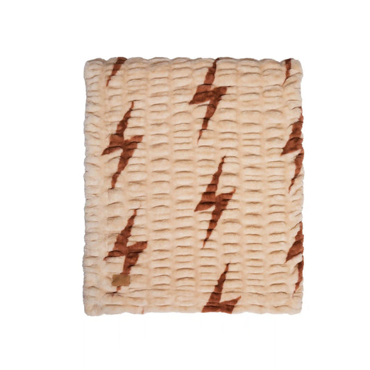 Aviator Nation x Lola Blanket - Beige // Copper Bolt