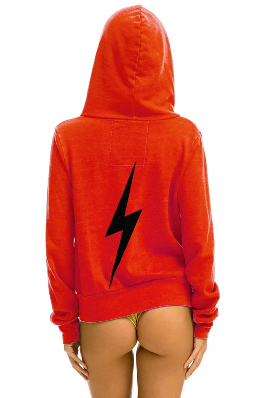 BOLT HOODIE - RED // BLACK