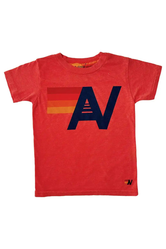 KID'S LOGO TEE - RED