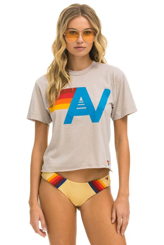 LOGO BOYFRIEND TEE - SAND